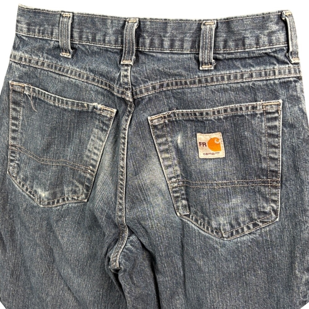 Carhartt FR Flame Resistant Work Jeans Mens 29x32 (Tag 30x34) Straight Leg Denim